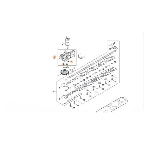 STIHL  Obudowa przekładni 4521 640 0500